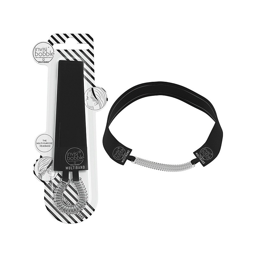 INVISIBOBBLE Резинка для волос MULTIBAND True Black – фото 1