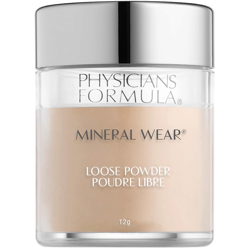 PHYSICIANS FORMULA Пудра рассыпчатая минеральная Mineral Wear Loose Powder, прозрачный 12 г – фото 1