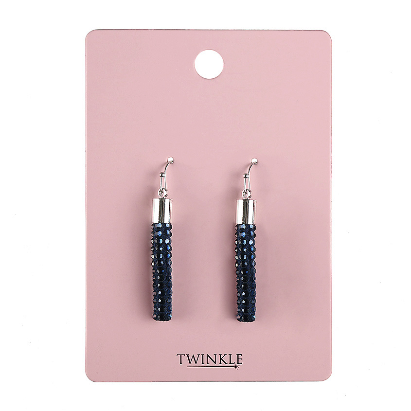 TWINKLE Серьги Dark Blue – фото 2