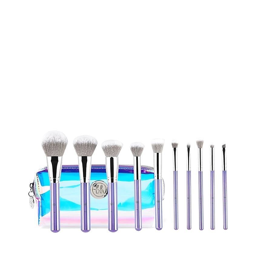 BH COSMETICS Набор кистей с косметичкой Hello Holo – фото 1