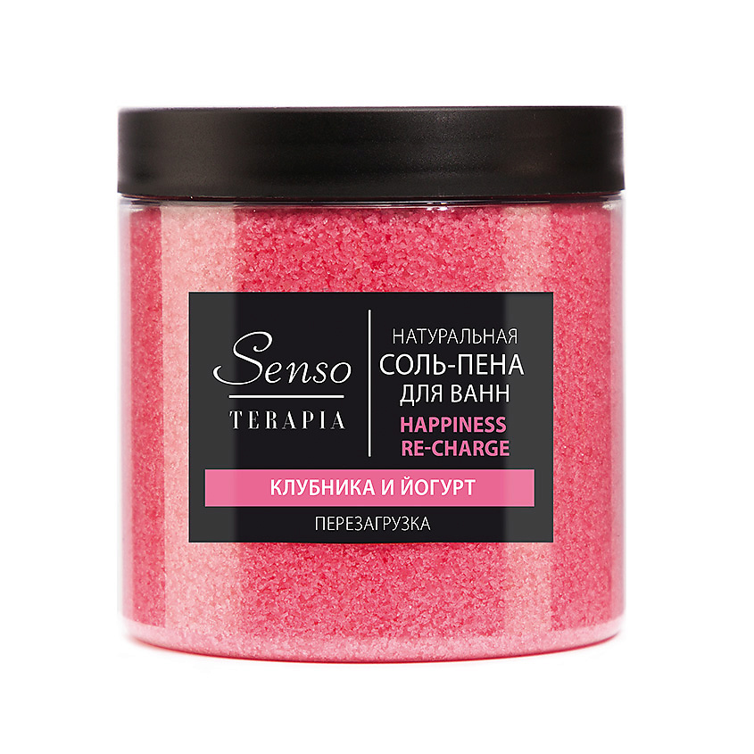 SENSOTERAPIA Соль-пена для ванн перезагрузка «Happiness re-charge» – фото 1