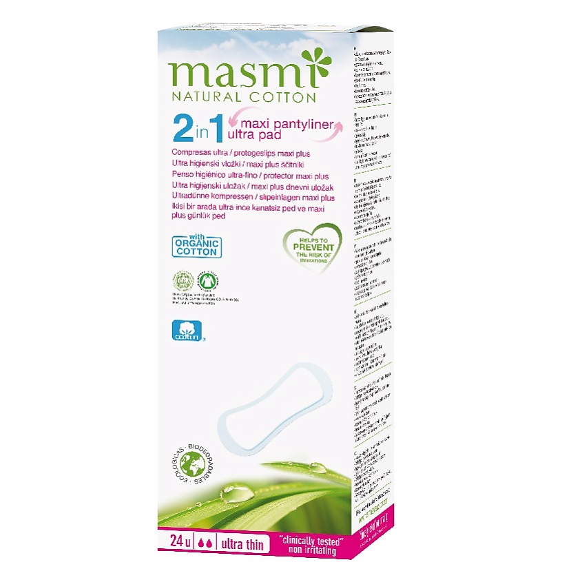 MASMI Гигиенические прокладки 2 в 1 Soft Maxi Plus на каждый день и для дней цикла – фото 2