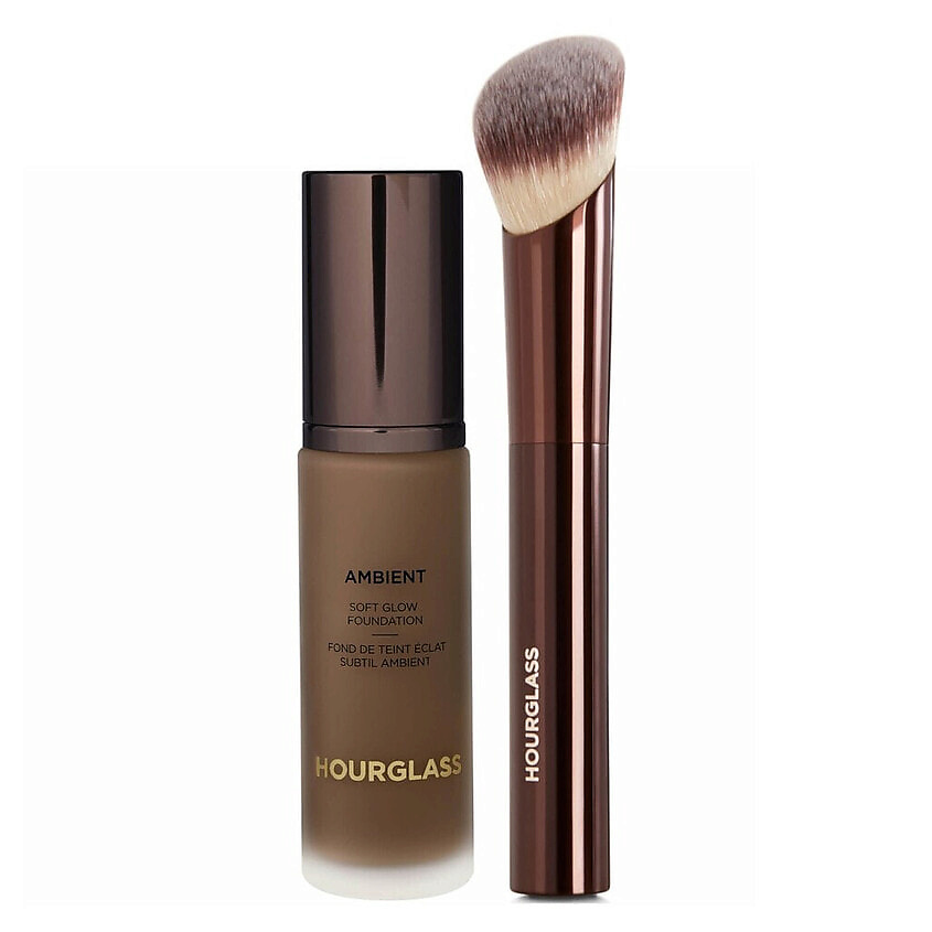 HOURGLASS Набор для лица Тональная основа Soft Glow + Кисть – фото 1