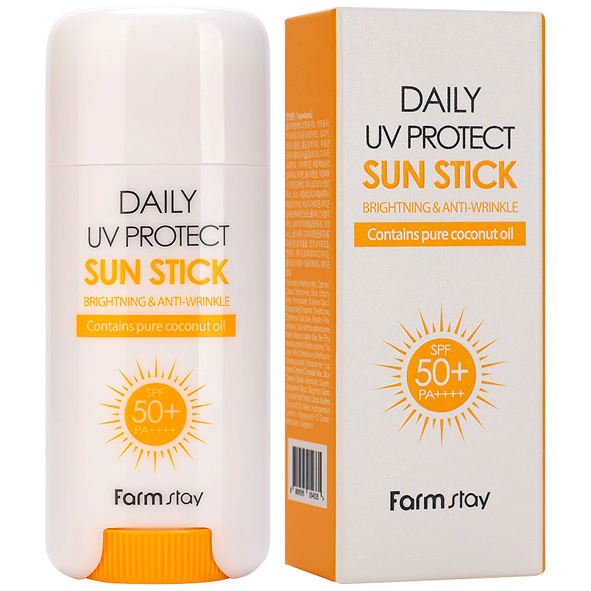 FARMSTAY Стик для лица Солнцезащитный SPF50 PA++++ Daily UV Protect Sun Stick – фото 1