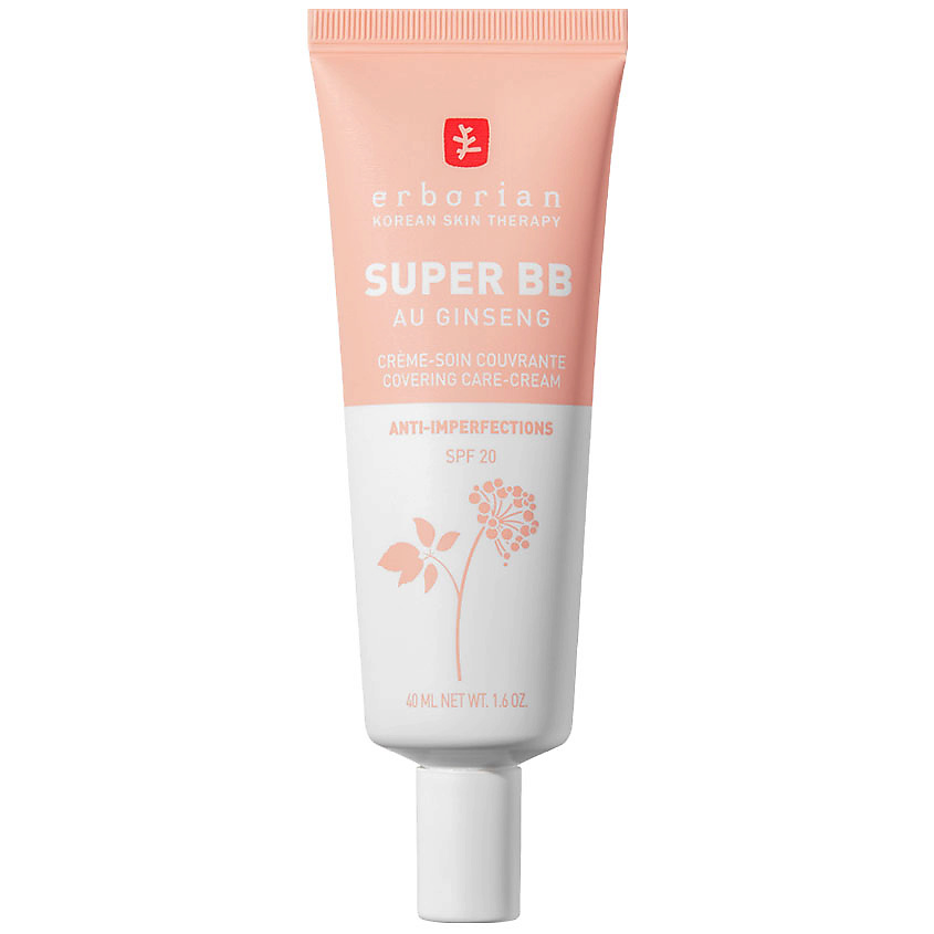ERBORIAN BB крем для лица Super BB Au Ginseng, 01 Светлый, 40 мл – фото 1