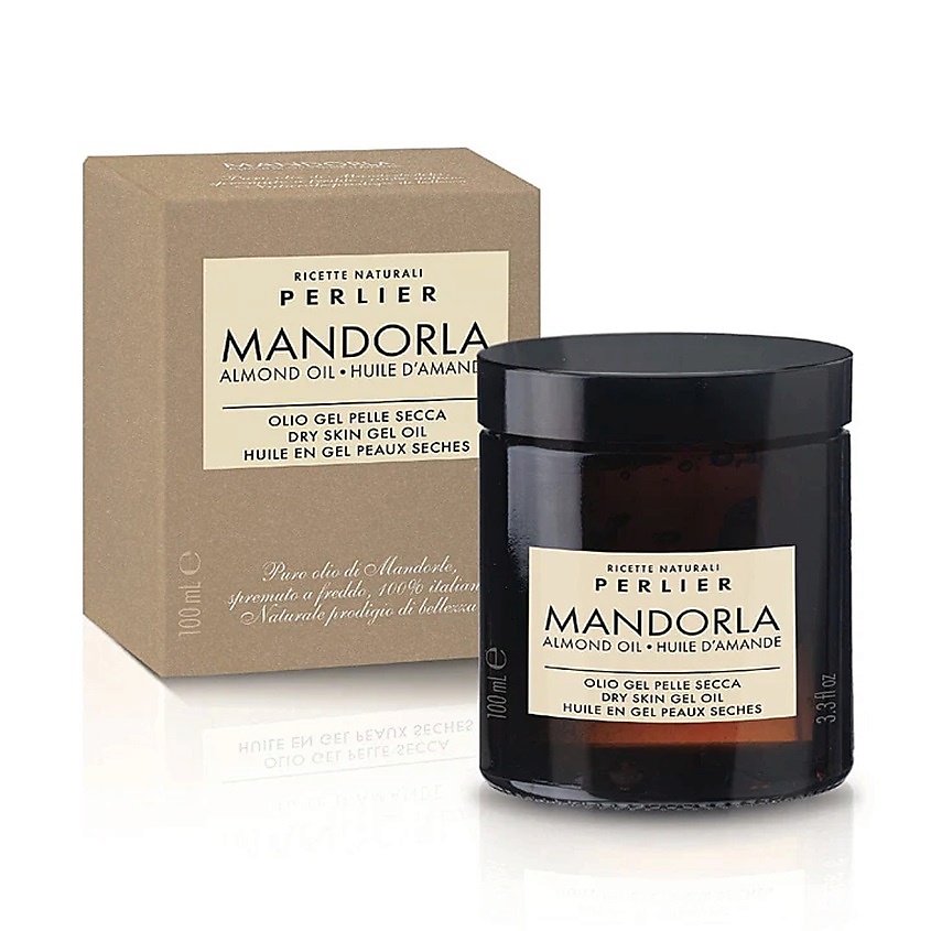 PERLIER Гель-масло для тела для сухой кожи с миндалем Mandorla Almond Oil Dry Skin Gel Oil – фото 1