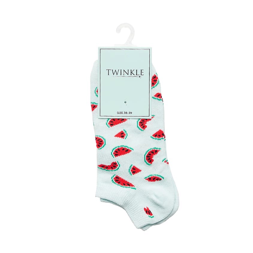 TWINKLE Носки женские, модель: WATERMELON, цвет: бирюзовый – фото 2