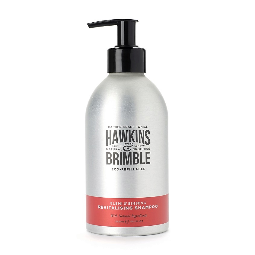 HAWKINS & BRIMBLE Шампунь для волос восстанавливающий в многоразовом флаконе Elemi & Ginseng Revitalising Shampoo – фото 1