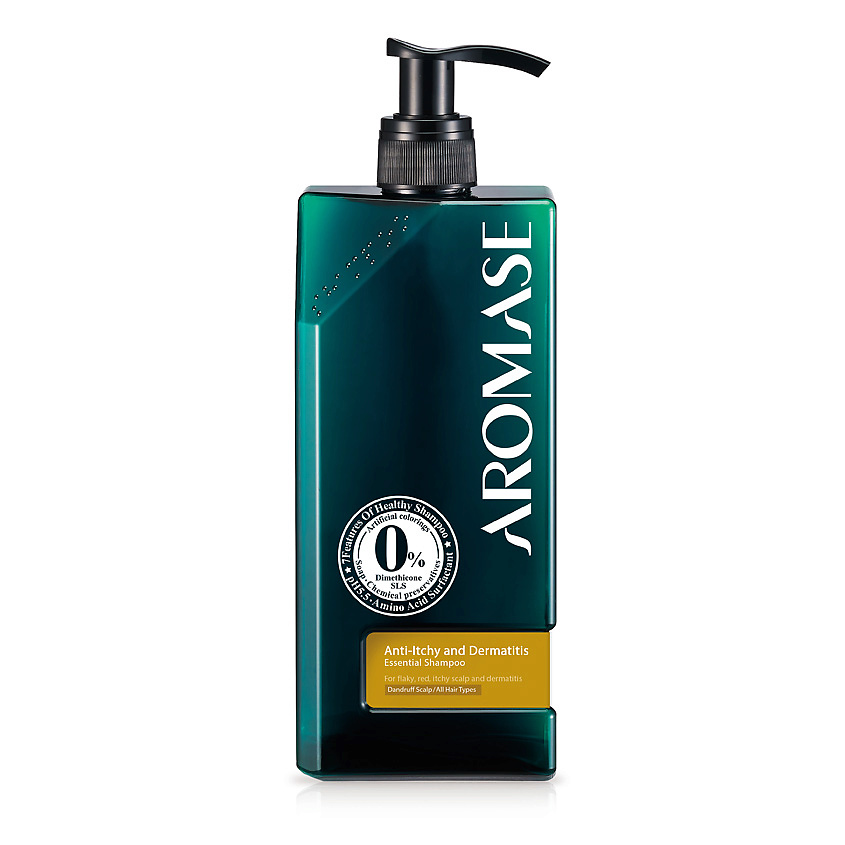 AROMASE Шампунь против перхоти для всех типов волос с эфирным маслом Anti-Itchy and Dermatitis – фото 1