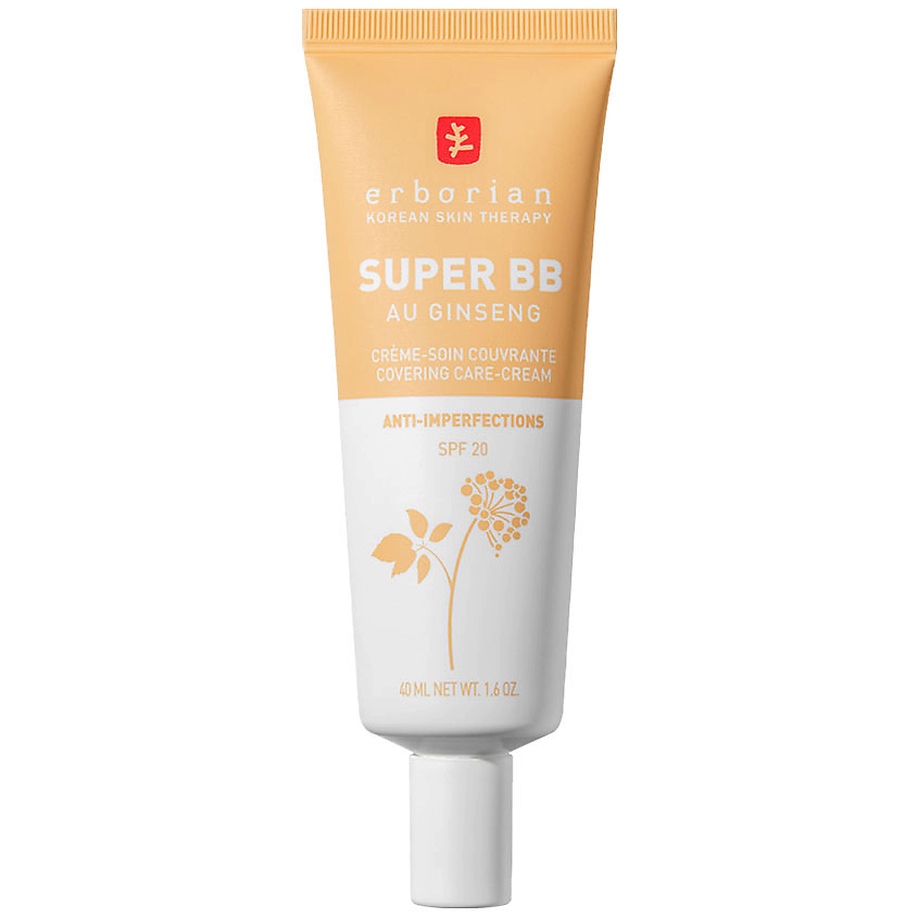 ERBORIAN BB крем для лица Super BB Au Ginseng, 03 Натурально-бежевый, 40 мл – фото 1
