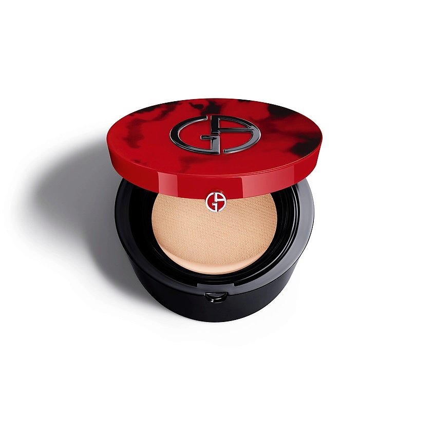 GIORGIO ARMANI Кейс для тонального флюида-кушона RED CUSHION MALACHITE CASE – фото 1