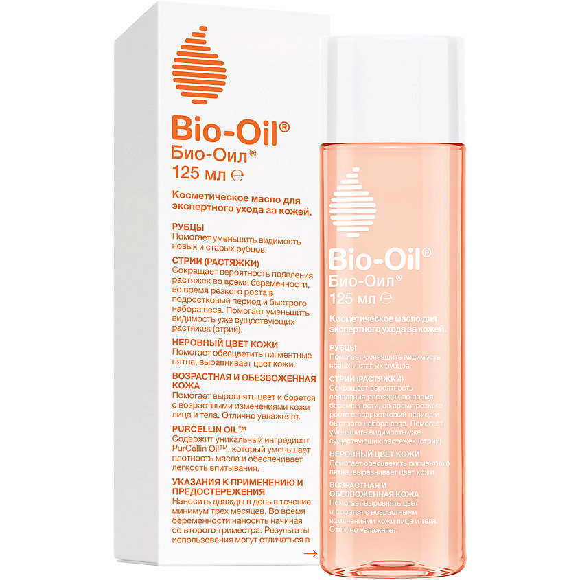 BIO-OIL Масло косметическое от шрамов, растяжек, неровного тона кожи Oil Against Scars and Stretch Marks – фото 4