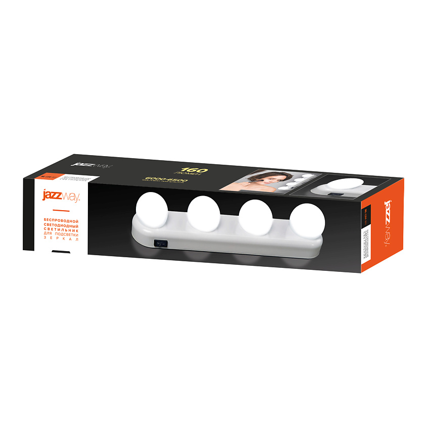 JAZZWAY Подсветка для зеркала, ML-L04-wh, 24 светодиода – фото 2