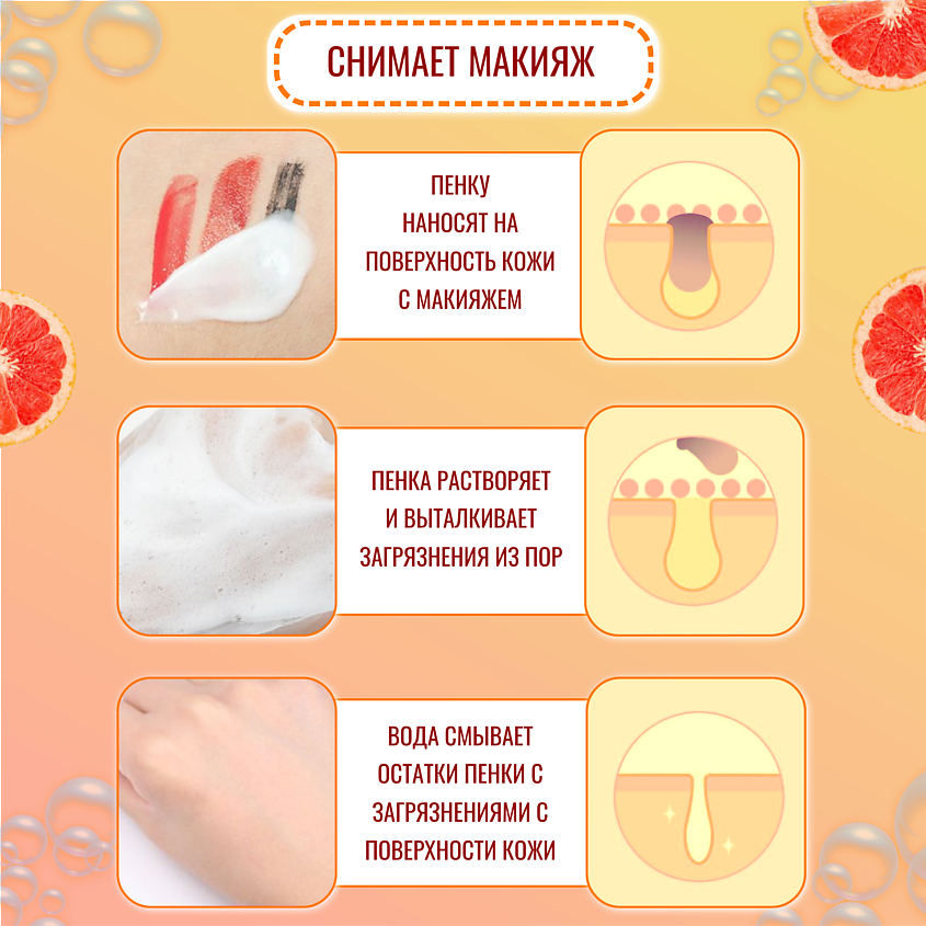 TONYMOLY Пенка для умывания GRAPEFRUIT – фото 4