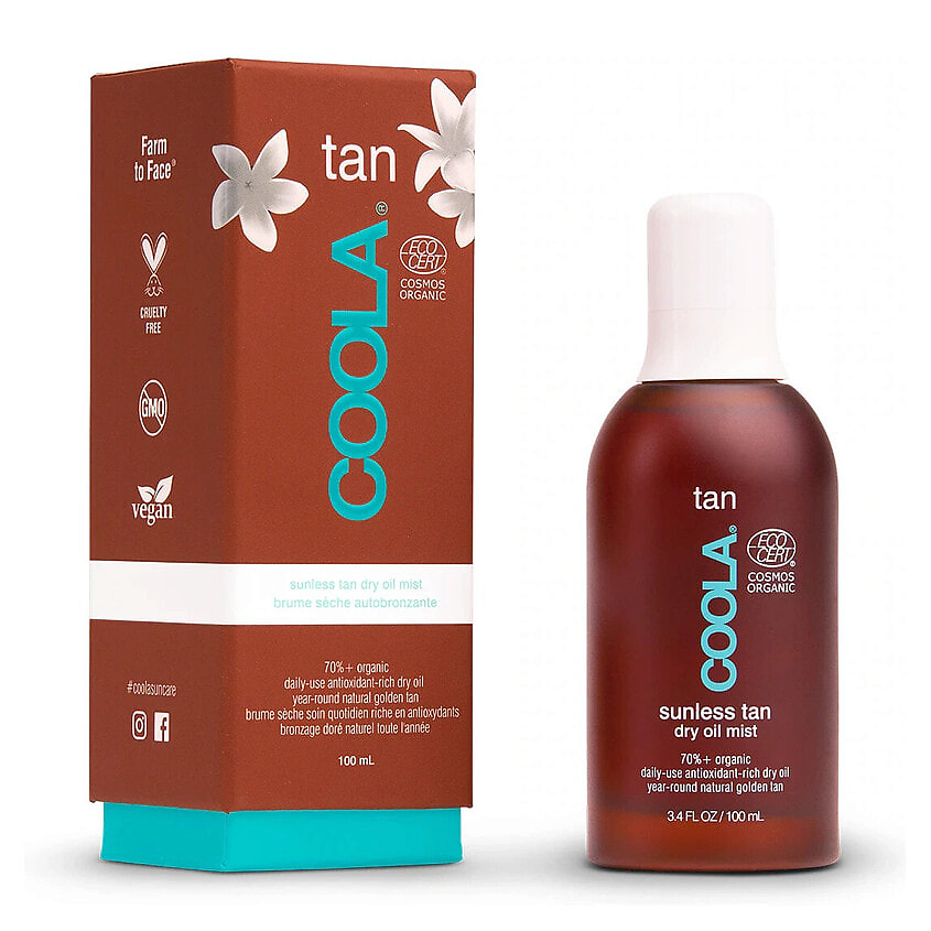 COOLA Сухое масло-автозагар для тела Sunless Tan Dry Oil Mist – фото 2