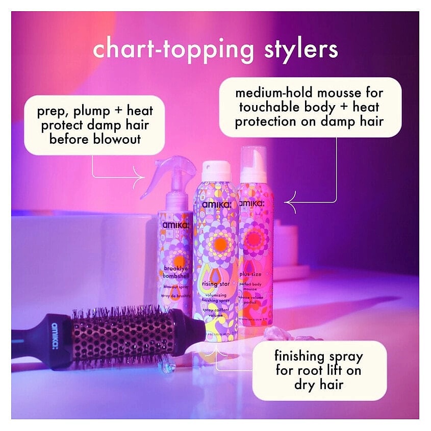 AMIKA Спрей для объема волос Rising Star Volumizing Finishing Spray – фото 2