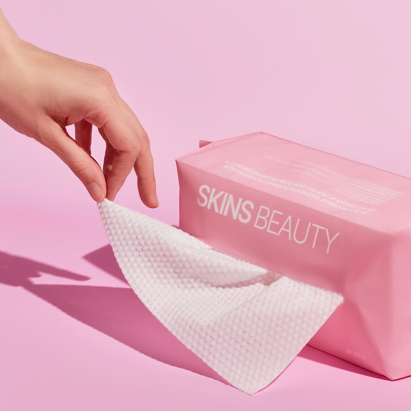 SKINSBEAUTY Одноразовые хлопковые салфетки-полотенца для лица – фото 3