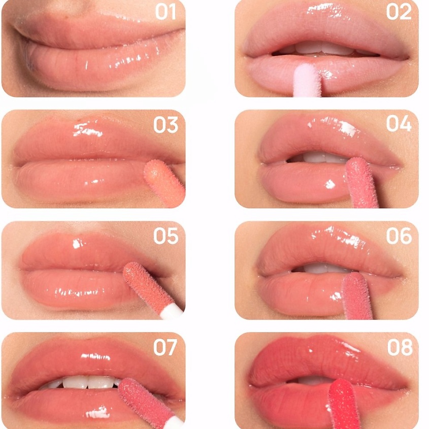 NEVERTI Блеск для губ 3D объем – фото 13