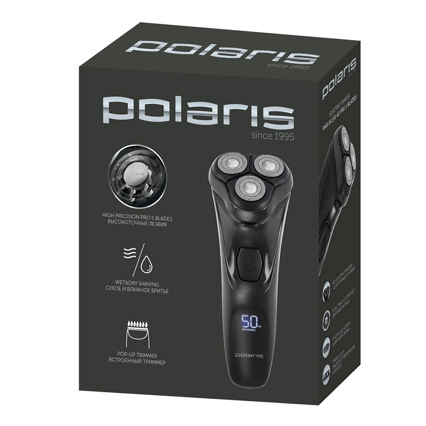 POLARIS Электрическая бритва PMR 0415R 4D PRO 5 blades – фото 5