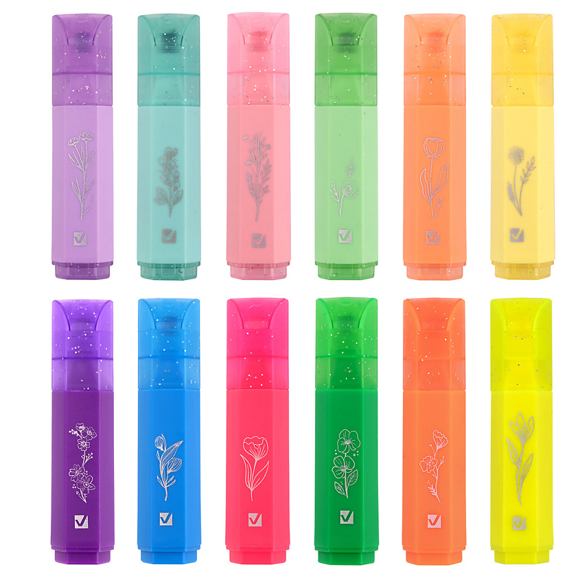 BRAUBERG Текстовыделители ULTRA мини 12шт ассорти – фото 3