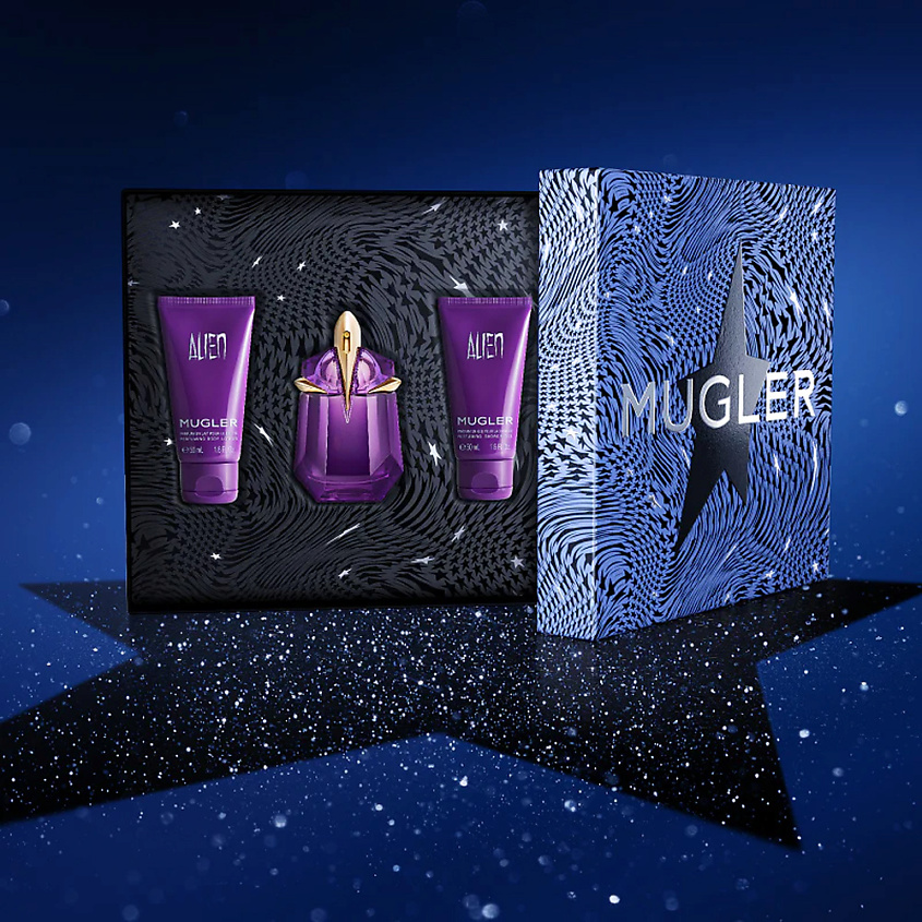 MUGLER Набор Alien: Парфюмерная вода + Гель для душа + Лосьон для тела – фото 2