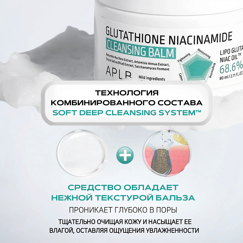 APLB       Glutathione  Niacinamide Cleansing Balm    1515