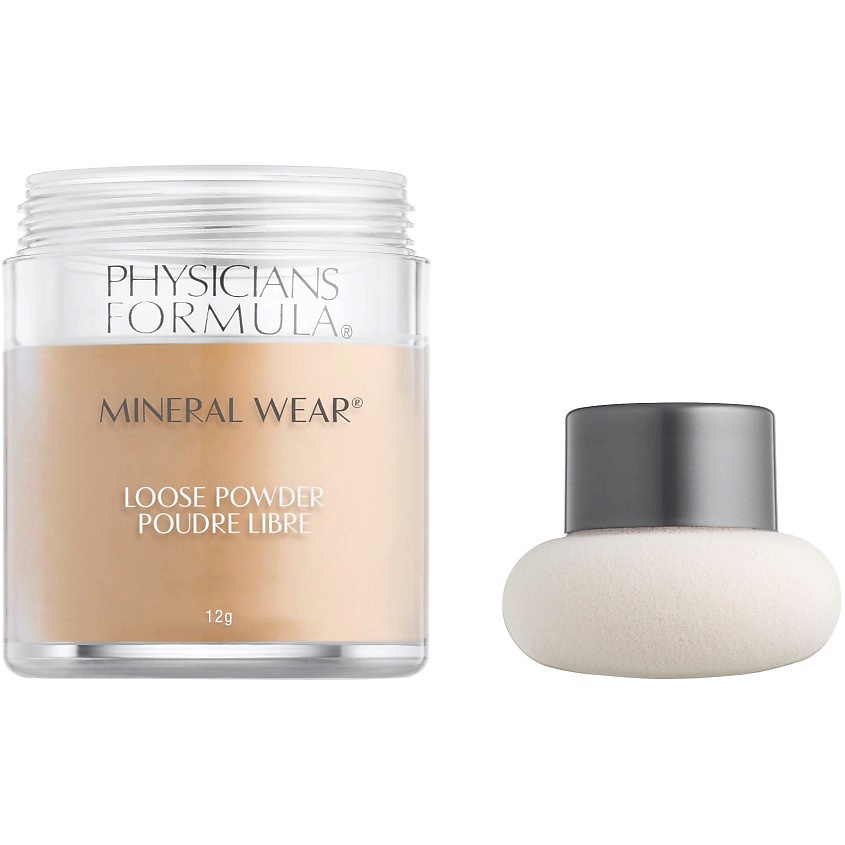 PHYSICIANS FORMULA Пудра рассыпчатая минеральная Mineral Wear Loose Powder, кремовый натуральный 12 г – фото 2