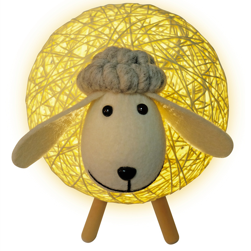JAZZWAY Настольная лампа, СВЕТИЛЬНИК ОВЕЧКА LAMB-USB – фото 4