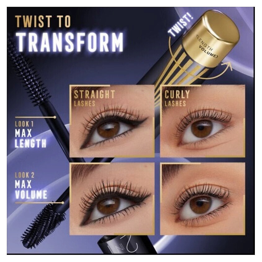 MAX FACTOR Тушь для ресниц 2in1 Lash Wow – фото 4