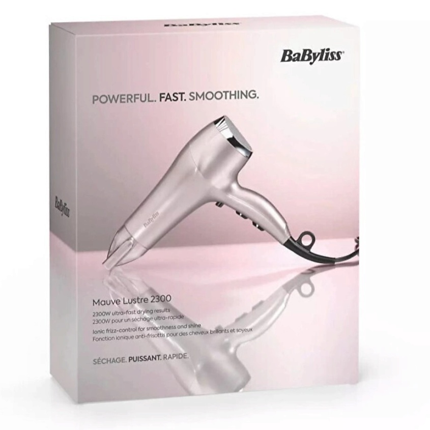 BABYLISS Фен для волос Mauve Lustre 2300 D781E – фото 2