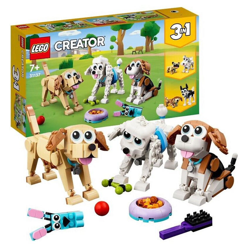 LEGO Конструктор Creator Cute Dogs 12345 – фото 4