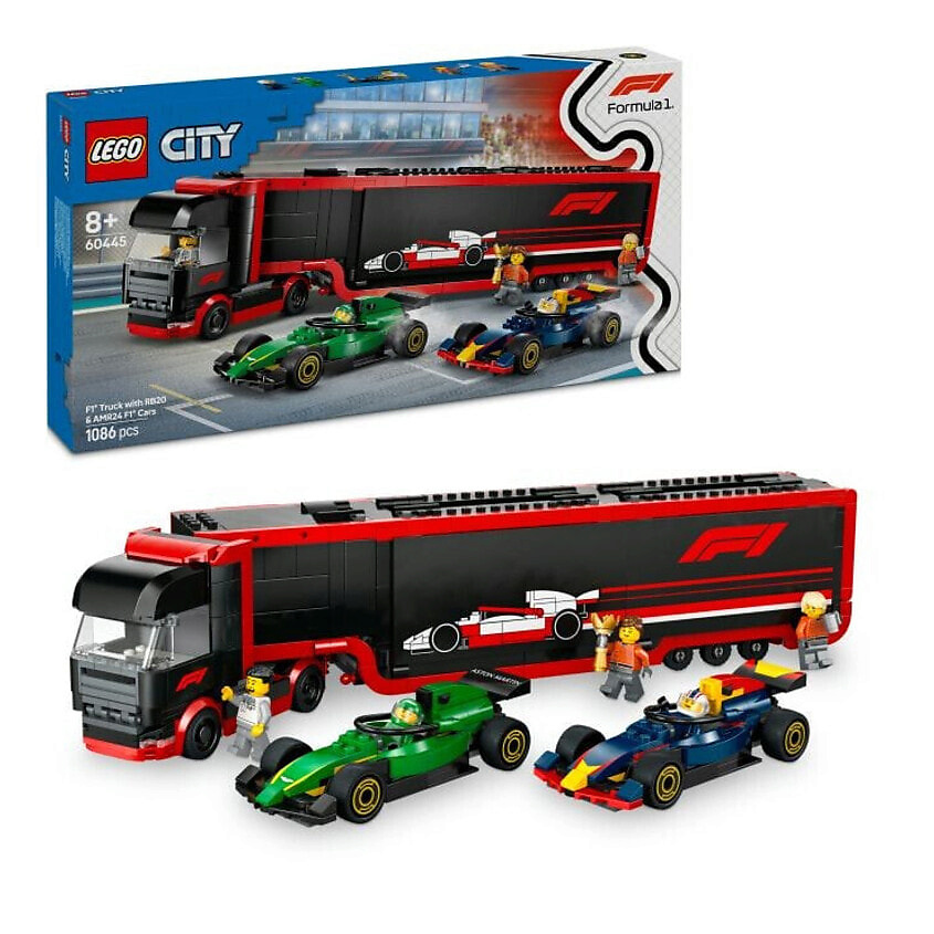 LEGO Конструктор City F1 Transporter mit RB20 & AMR24 – фото 2