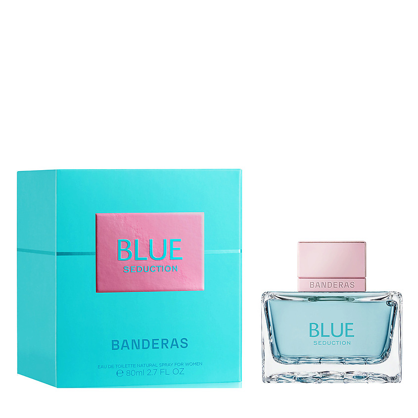 BANDERAS Blue Seduction for Women, Туалетная вода, спрей 80 мл – фото 4