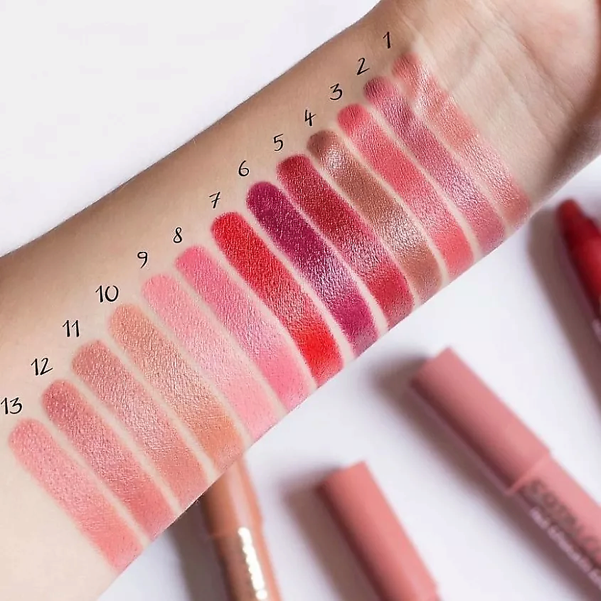 BELOR DESIGN Помада-карандаш для губ SATIN COLORS – фото 6