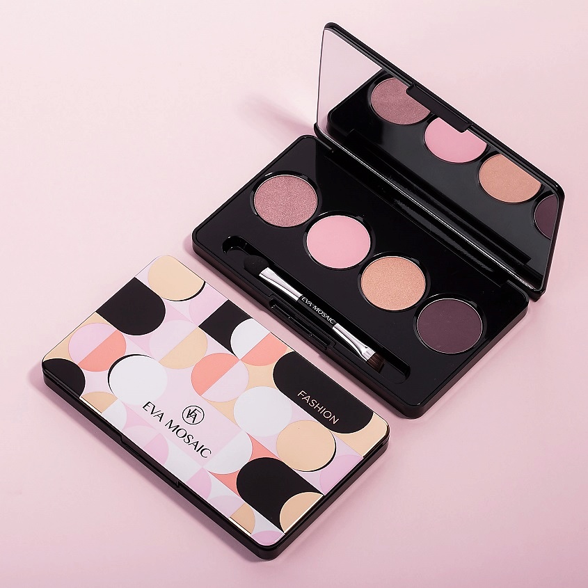 EVA MOSAIC Тени для век 4-цветные Eye Shadow Palette – фото 3