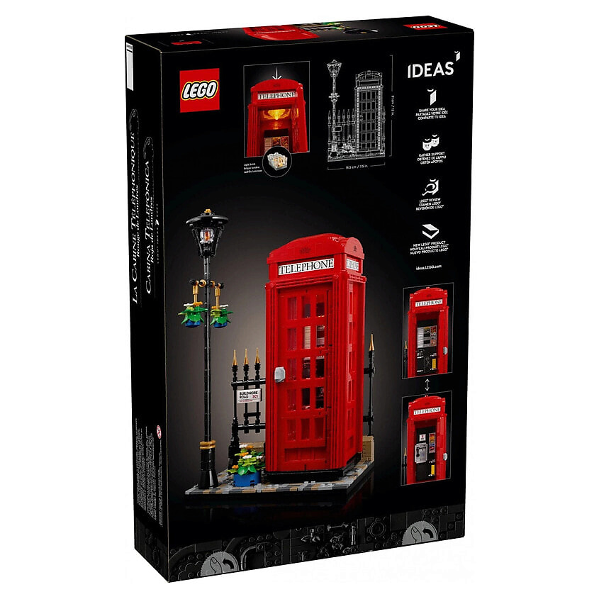 LEGO Конструктор Ideas - Rote Londoner Telefonzelle – фото 3