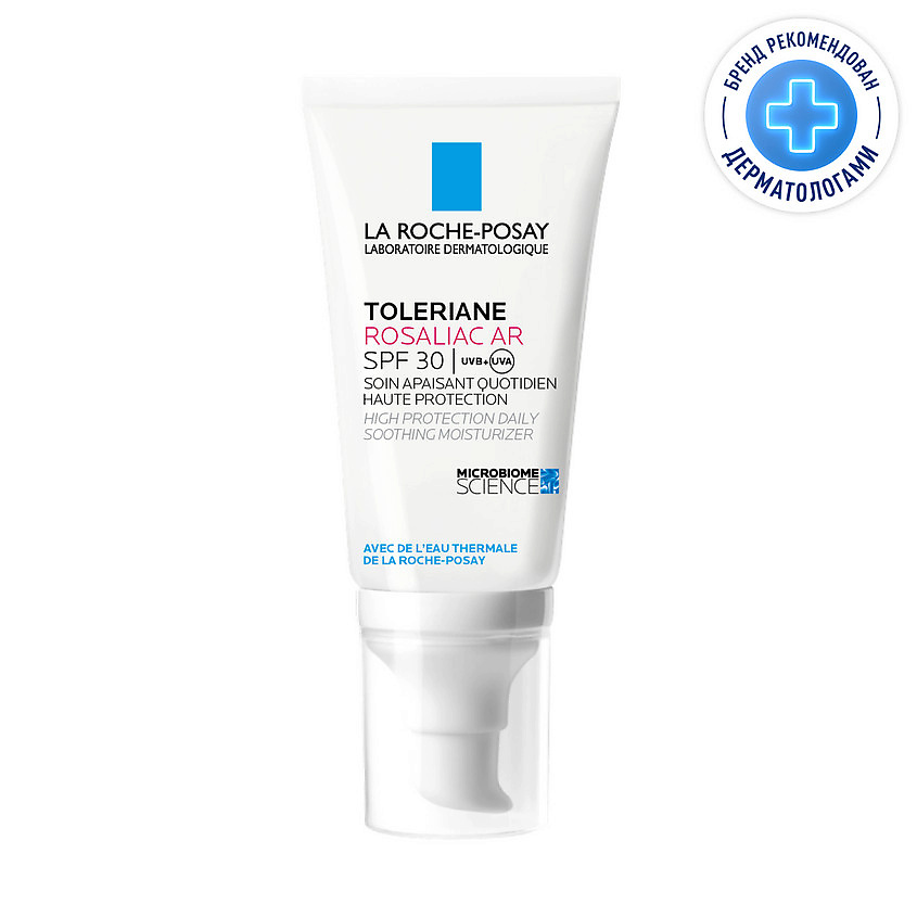 LA ROCHE-POSAY Toleriane Rosaliac AR Интенсивный увлажняющий крем-уход от покраснений и купероза на лице, SPF 30 – фото 1