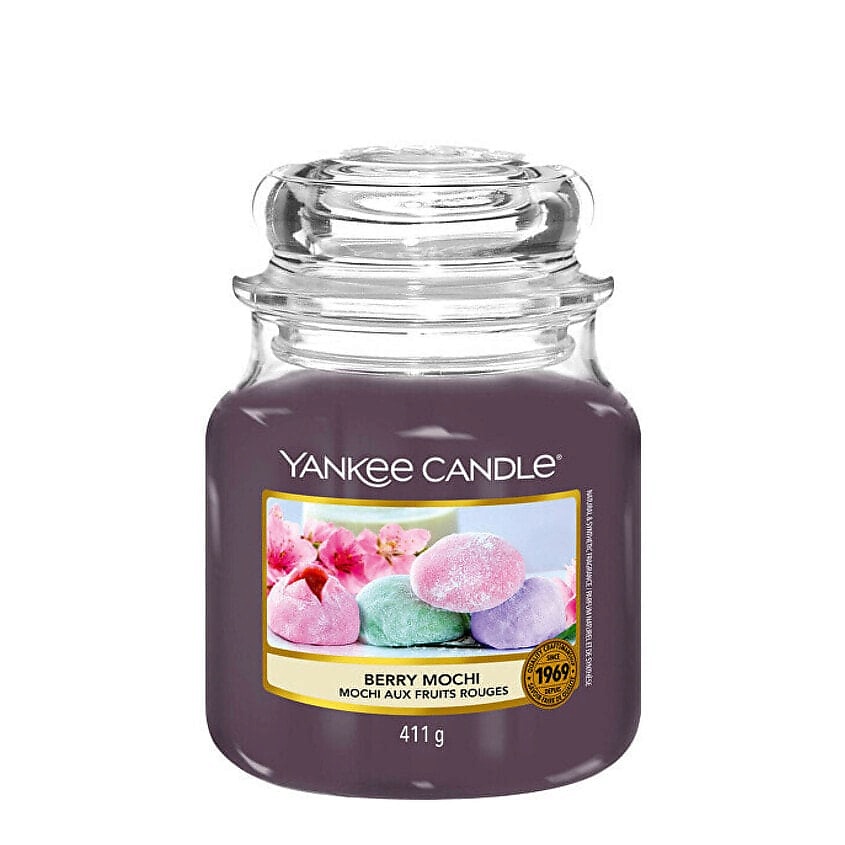 YANKEE CANDLE Ароматическая свеча Classic medium Berry Mochi – фото 2