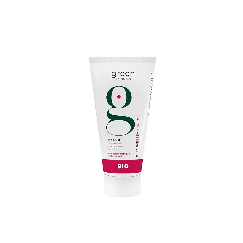GREEN SKINCARE Маска против морщин с гиалуроновой кислотой Youth+ – фото 1