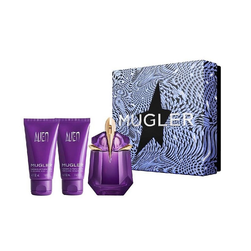 MUGLER Набор Alien: Парфюмерная вода + Гель для душа + Лосьон для тела – фото 1