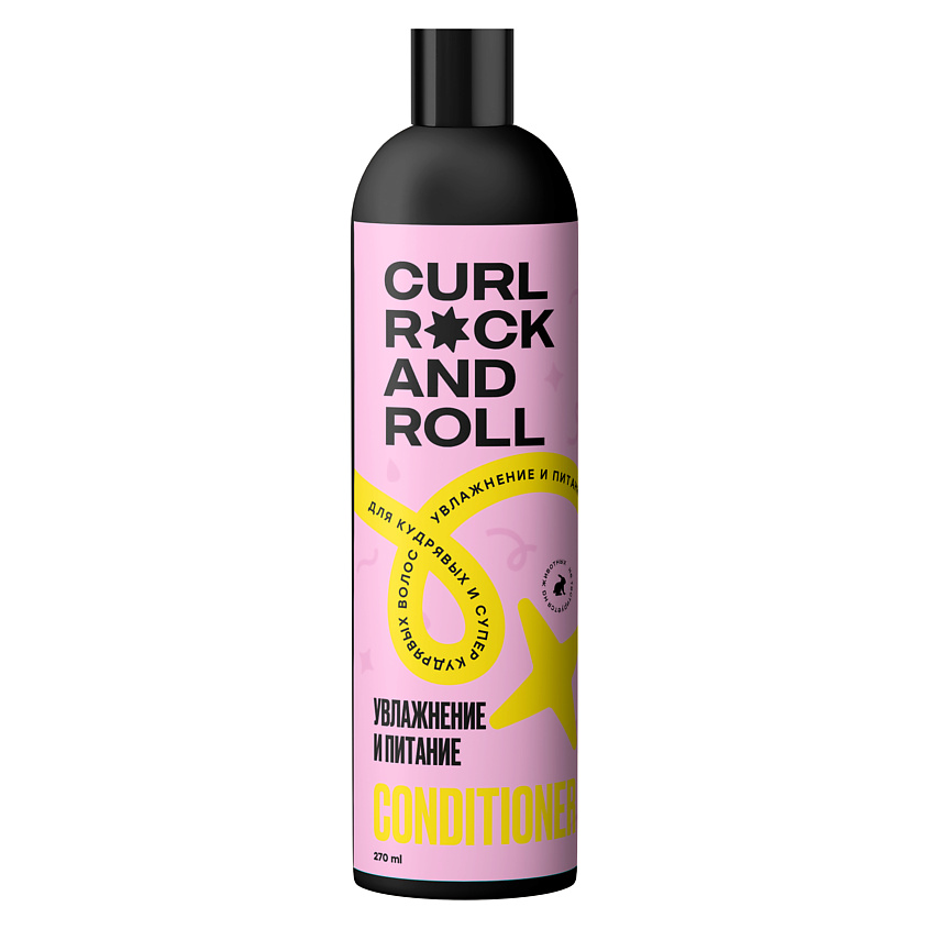 CURL ROCK AND ROLL Кондиционер для кудрявых и супер-кудрявых волос "Увлажнение и питание" – фото 2