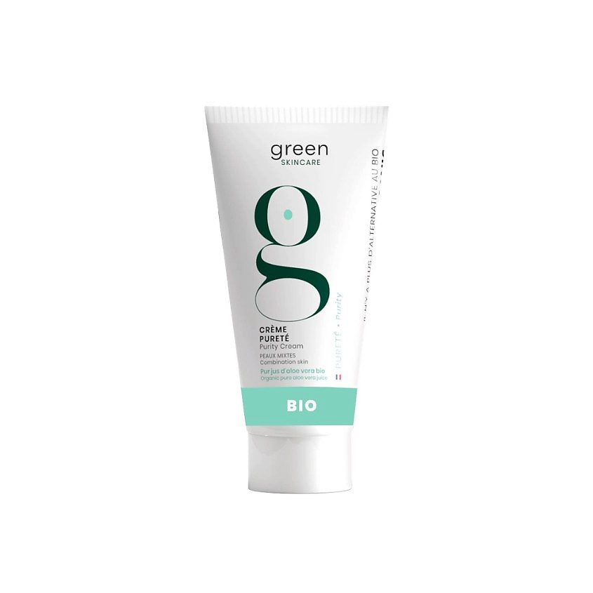 GREEN SKINCARE Матирующий крем с соком алоэ вера и маслом жожоба Purity – фото 1