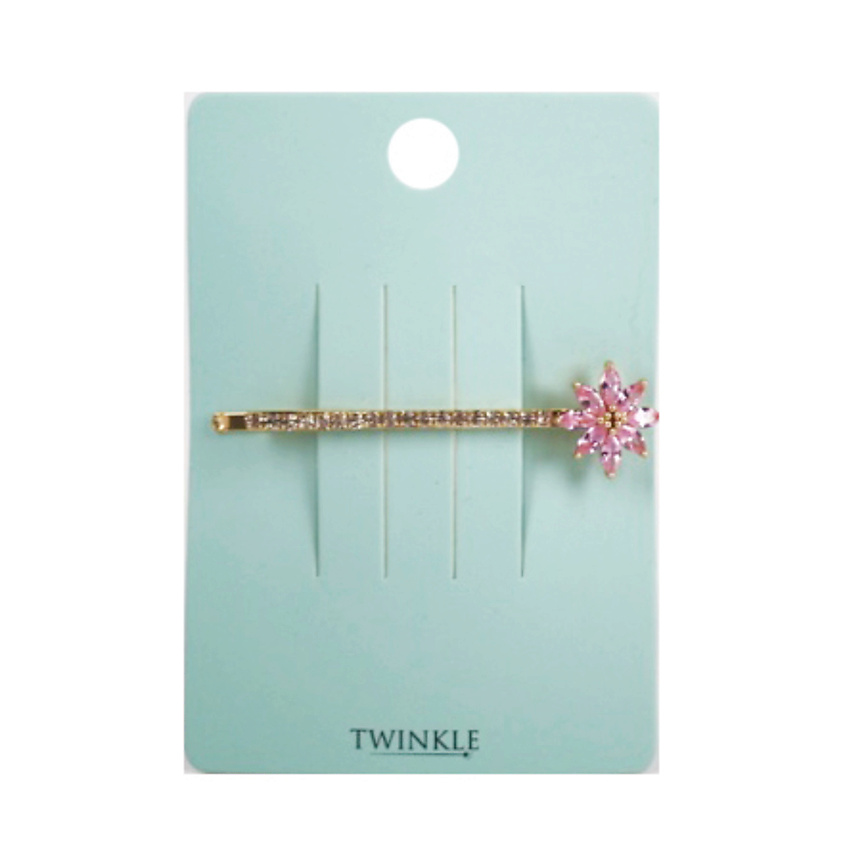 TWINKLE Заколка для волос Pink Flower – фото 2