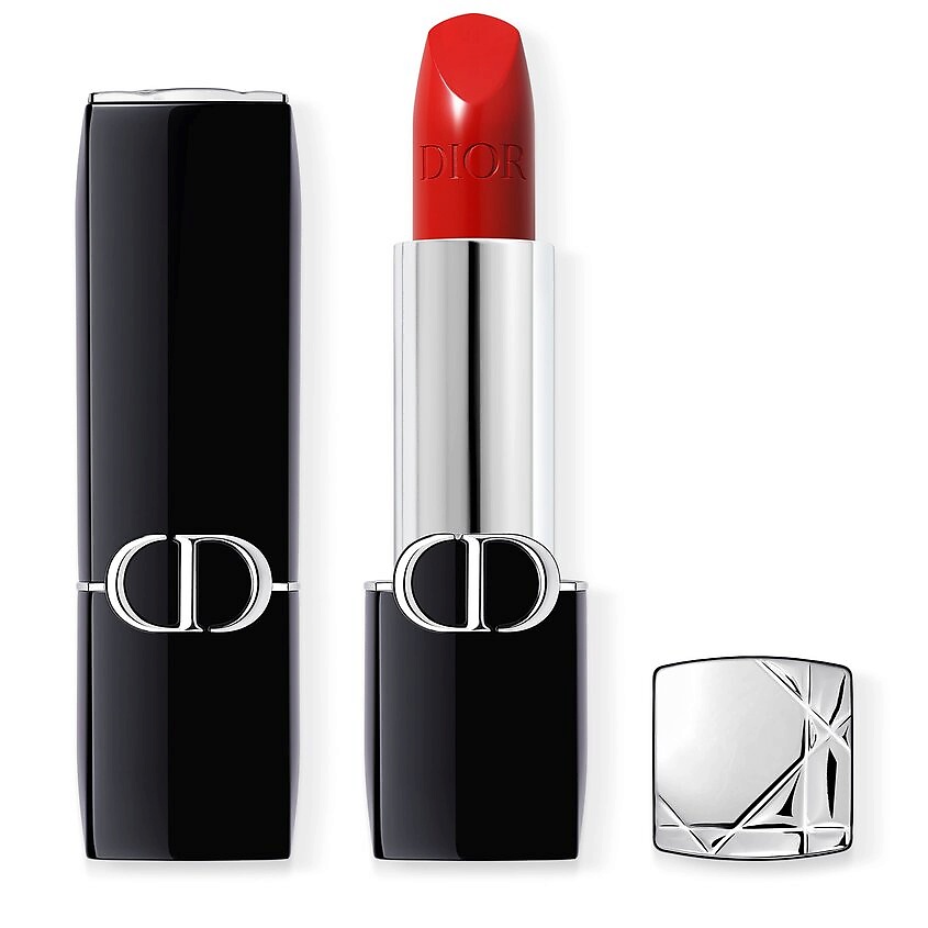 DIOR Помада для губ с сатиновым финишем Rouge Dior, № 080 Красная улыбка, 3,5 г – фото 1