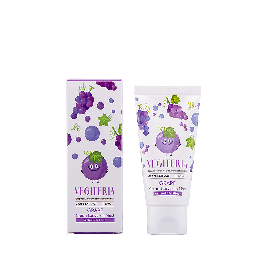 VEGITERIA Крем-маска для лица антивозрастная GRAPE – фото 2