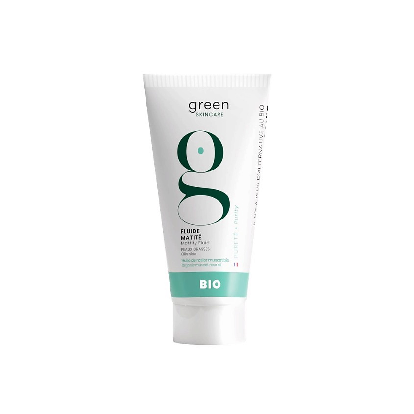 GREEN SKINCARE Матирующий флюид с кремнием и шиповником Purity – фото 1