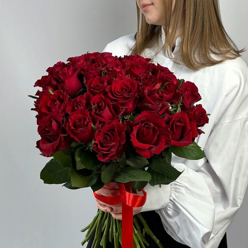 VLSHBN FLOWERS STATE Монобукет из 31 красной розы – фото 1
