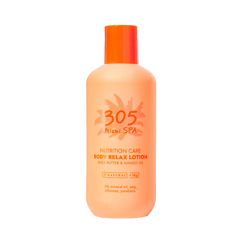 305 MIAMI SPA Лосьон для тела питательный с маслами Ши Оливы Манго и Авокадо Nutrition Care Body Relax Lotion Shea Butter & Mango Oil – фото 1