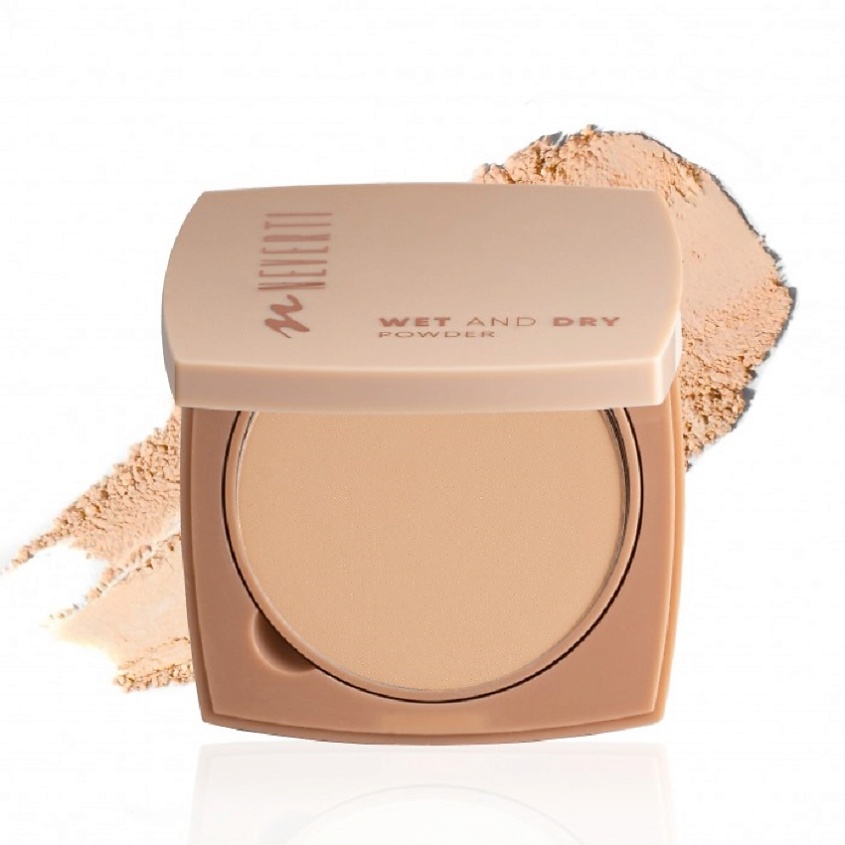 NEVERTI Пудра компактная увлажняющая – фото 1