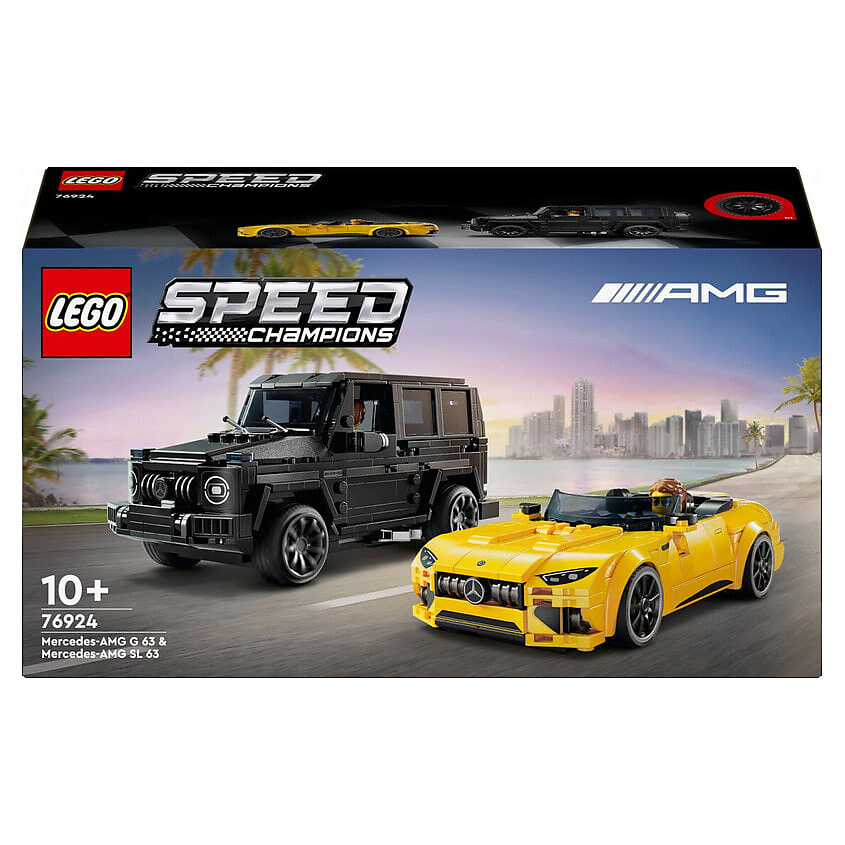 LEGO Конструктор Speed Champions 76924 - Mercedes-AMG G 63 & Mercedes-AMG SL 63 – фото 1